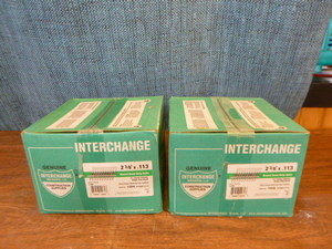lot 57 image: 2 Boxes of Interchange Brands Round Head Strip Nails