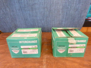 lot 58 image: 2 Boxes of Interchange Brands Round Head Strip Nails