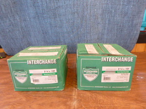 lot 60 image: 2 Boxes of Interchange Brands Round Head Strip Nails