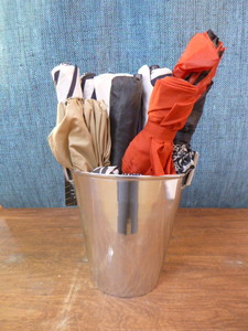 lot 68 image: Bucket with Umbrellas