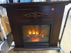 lot 108 image: Electric Fireplace Heater