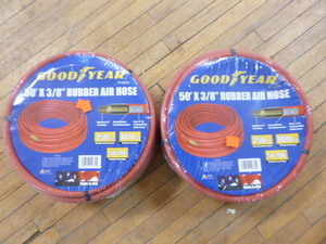 lot 146 image: 2 Goodyear Rubber Air Hoses