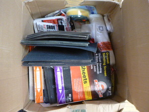 lot 180 image: Box of Painting Supplies