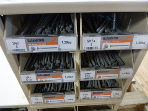 lot 212 image: Parts Bin with Hardware