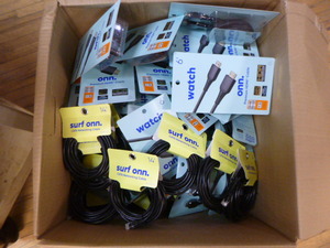 lot 254 image: Box of AudioVisual Cables