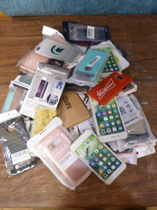 lot 255 image: Lot of Cell Phone Cases and Charging Cables