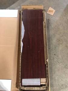 lot 9 image: StyleWell 43 in. Dark Brown Wood 3-Shelf Classic Bookcase with Adjustable Shelves Customer Returns See Pictures