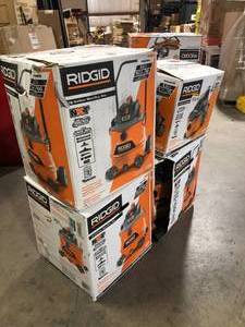 lot 18 image: Lot of Assorted WetDry Shop Vacs Various Sizes, Models and Conditions Customer Returns See Pictures