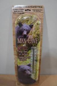 lot 22 image: Man Cave Metal Thermometer