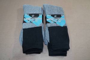 lot 34 image: 2 2-Packs Mens Cushioned Crew Socks -Size 10-13