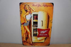 lot 51 image: Metal Miller High Life Sign