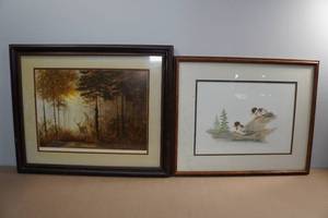 lot 64 image: 2 Framed Prints