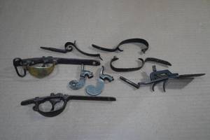 lot 68 image: Assorted Antique Gun Parts