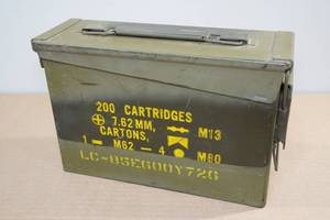 lot 71 image: Metal Ammo Box