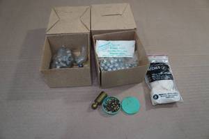 lot 86 image: Assorted Black Powder Accessories - Caps, Balls