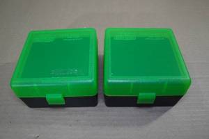 lot 111 image: 2 Plastic Ammo Boxes