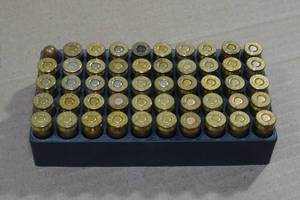 lot 128 image: 50 Assorted .45 Auto FMJ Ammo