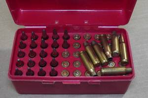 lot 131 image: 22 .221 Rem Ammo - Plus Empty Casings
