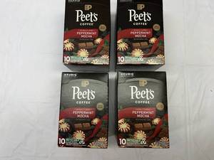 lot 362 image: 4x 10ct Peets Peppermint Mocha K-cups-82024