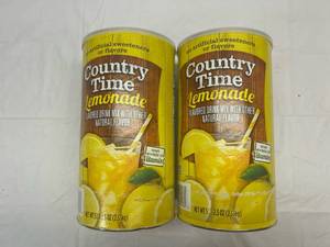 lot 480 image: 2x 5.25lb Country Time Lemonade
