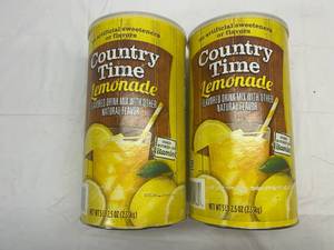 lot 481 image: 2x 5.25lb Country Time Lemonade