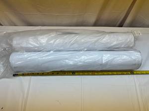 lot 17 image: RR. 2x HP Universal Bonded Paper 25 Wide Lengh Unknown