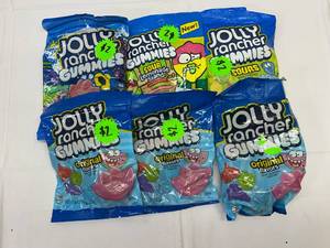 lot 40 image: OO. 6x 5oz Jolly Rancher Gummies-Variety of Flavors