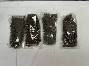 lot 67 image: MM. 4x 1lb Bags Chocolate Covered Almonds