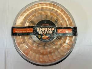 lot 100 image: L. 2.5lb Shrimp Platter-Peeled & Devined