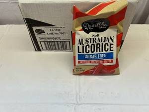 lot 110 image: 1x 84oz bags DarrellLea Soft Australian Licorice-Sugar Free