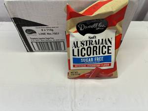 lot 114 image: 1x 84oz bags DarrellLea Soft Australian Licorice-Sugar Free
