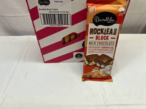 lot 118 image: 12x 6.4oz Rock Lea Road Milk Chocolate Block