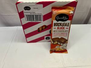 lot 119 image: 12x 6.4oz Rock Lea Road Milk Chocolate Block