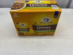 lot 141 image: SS. 12x 3oz Pouches Gravies Healthy Indulgence