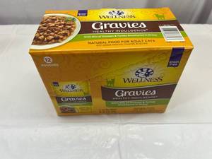 lot 142 image: SS. 12x 3oz Pouches Gravies Healthy Indulgence