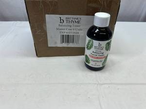 lot 215 image: MM. 6x 4fl oz Brittanies Thyme Blancing Toner