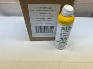lot 219 image: 6x 5fl oz Alba Sheer Mineral Sunscreen Spray 30 SPF