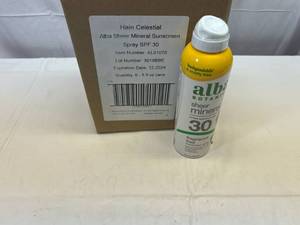 lot 220 image: 6x 5fl oz Alba Sheer Mineral Sunscreen Spray 30 SPF