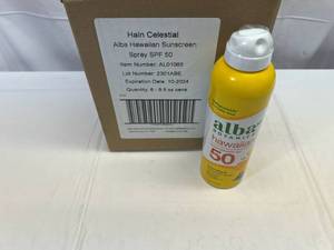 lot 229 image: 6x Alba Hawaiian Sunscreen Spray 50 SPF