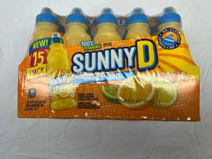 lot 482 image: 15x 11.3oz Bottles SunnyD-Sports Cap