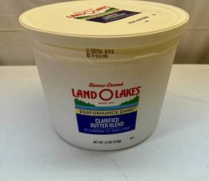 lot 198 image: F. 8lb Tubs Land O Lakes Clarified Butter