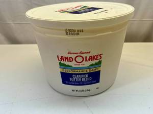 lot 199 image: F. 8lb Tubs Land O Lakes Clarified Butter