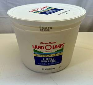 lot 201 image: F. 8lb Tubs Land O Lakes Clarified Butter