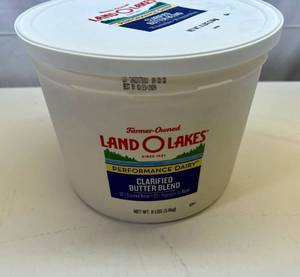 lot 202 image: F. 8lb Tubs Land O Lakes Clarified Butter