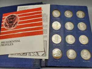 Set #2--Franklin Mint Set of 36 Presidential Commemorative Sterling Silver Proof Medals