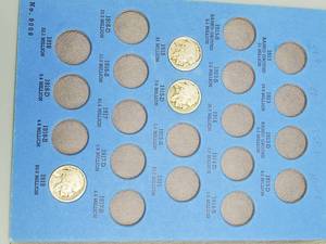 26 - Buffalo Nickels in Whitman Folder