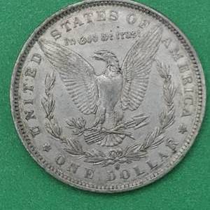 1882-O over S Strong Morgan Silver Dollar in a High Grade