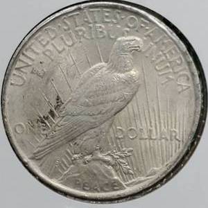 1922 Peace Silver Dollar