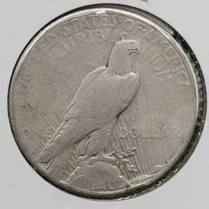 1923-S Peace Silver Dollar