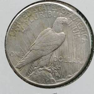 1925 Peace Silver Dollar